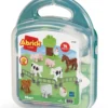 ABRICK - VALISETTE LES ANIMAUX DE LA FERME 16 PIECES