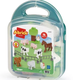 ABRICK - VALISETTE LES ANIMAUX DE LA FERME 16 PIECES