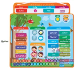 AGENDA MAGNETIQUE UNE BELLE JOURNEE - EN BOIS