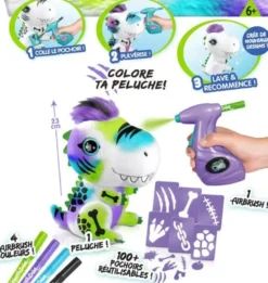 AIRBRUSH PELUCHE - DINOSAURE