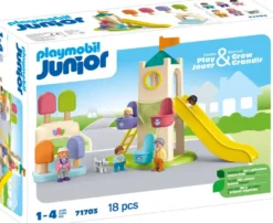 AIRE DE JEUX AVEC TOBOGGAN GEANT JUNIOR - 71703