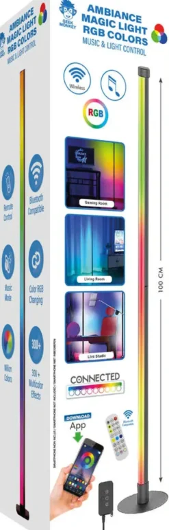 AMBIANCE MAGIC LIGHT RGB 1 METRE CONNECTE BLUETOOTH