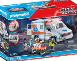 AMBULANCE AVEC ENFANT BLESSE - 71232