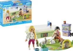ANIMALERIE AVEC ENCLOS A LAPINS - 71753