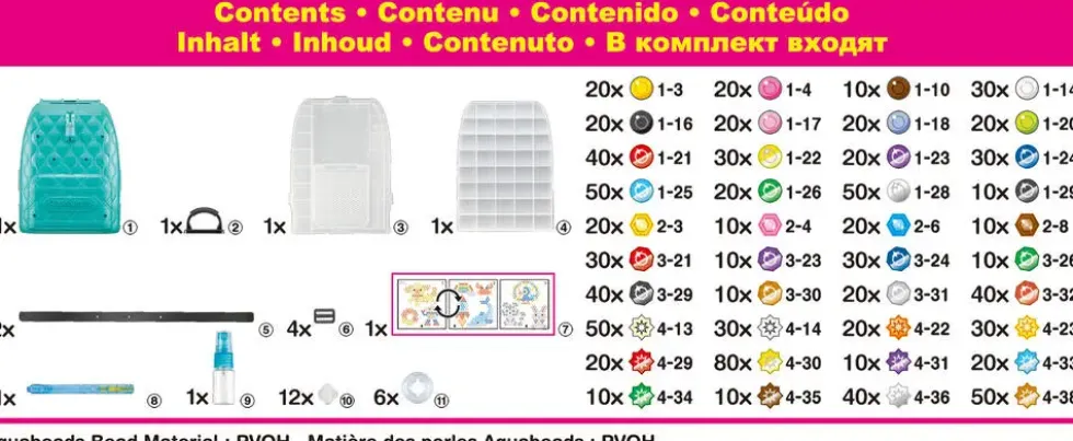 AQUABEADS - LE SAC-A-DOS CREATIF DX