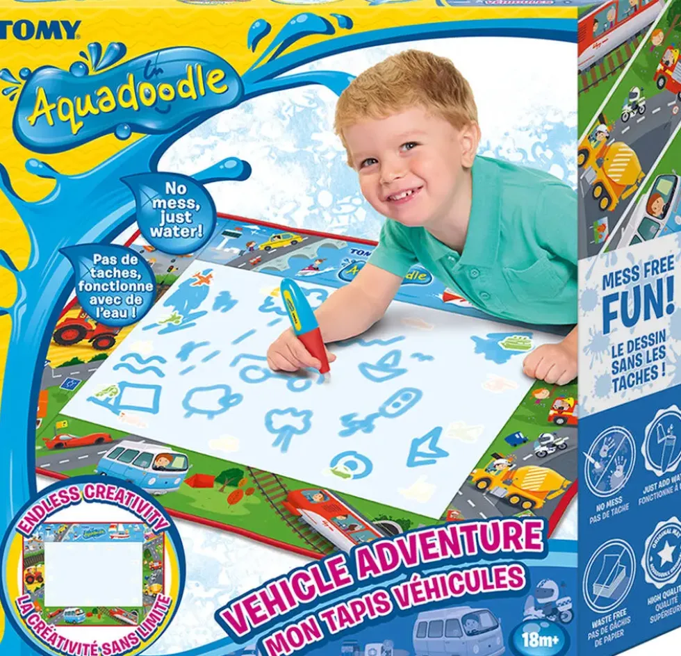 AQUADOODLE - MON TAPIS VEHICULES