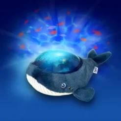 AQUA DREAM VEILLEUSE PROJECTEUR BALEINE POILS LONGS