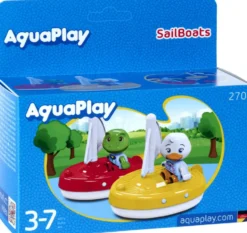AQUAPLAY 2 BATEAUX A VOILE + FIGURINES