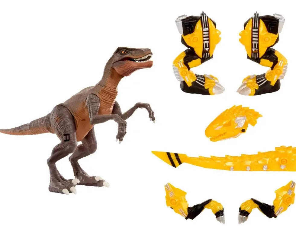 ARMOSAURS ARMOR-UP DINOSAUR- YELLOW RAPTOR - BLAZE