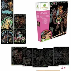 ARTISSIMO - GM SCRATCH ART - LICORNES