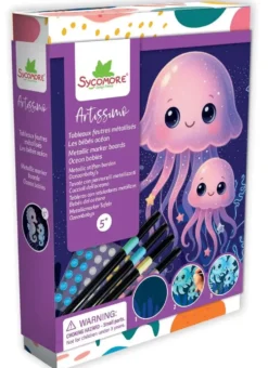 ARTISSIMO -S - TABLEAUX FEUTRES METALISES - LES BEBES OCEAN