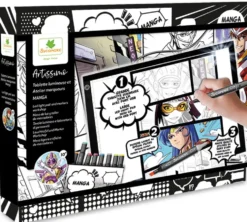 ARTISSIMO - TABLETTE LUMINEUSE XXL ET ATELIER MARQUEURS MANGA