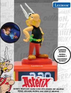 ASTERIX - REVEIL VEILLEUSE AVEC EFFETS SONORES ET LUMINEUX