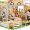 AU BONHEUR DES CHATS - MAISON MINIATURE A CONSTRUIRE