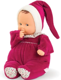 BABIPOUCE ROSE GRENADINE 28 CM - COROLLE MON DOUDOU