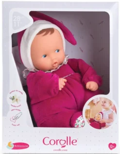 BABIPOUCE ROSE GRENADINE 28 CM - COROLLE MON DOUDOU