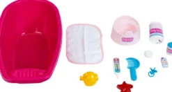 BABY CORALIE - GRANDE BAIGNOIRE AVEC ACCESSOIRES