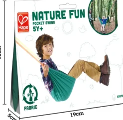 BALANCOIRE DE POCHE EN POLYESTER RECYCLE