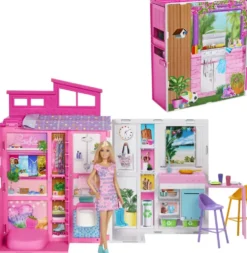 BARBIE® - COFFRET MAISON DE VACANCES AVEC POUPEE