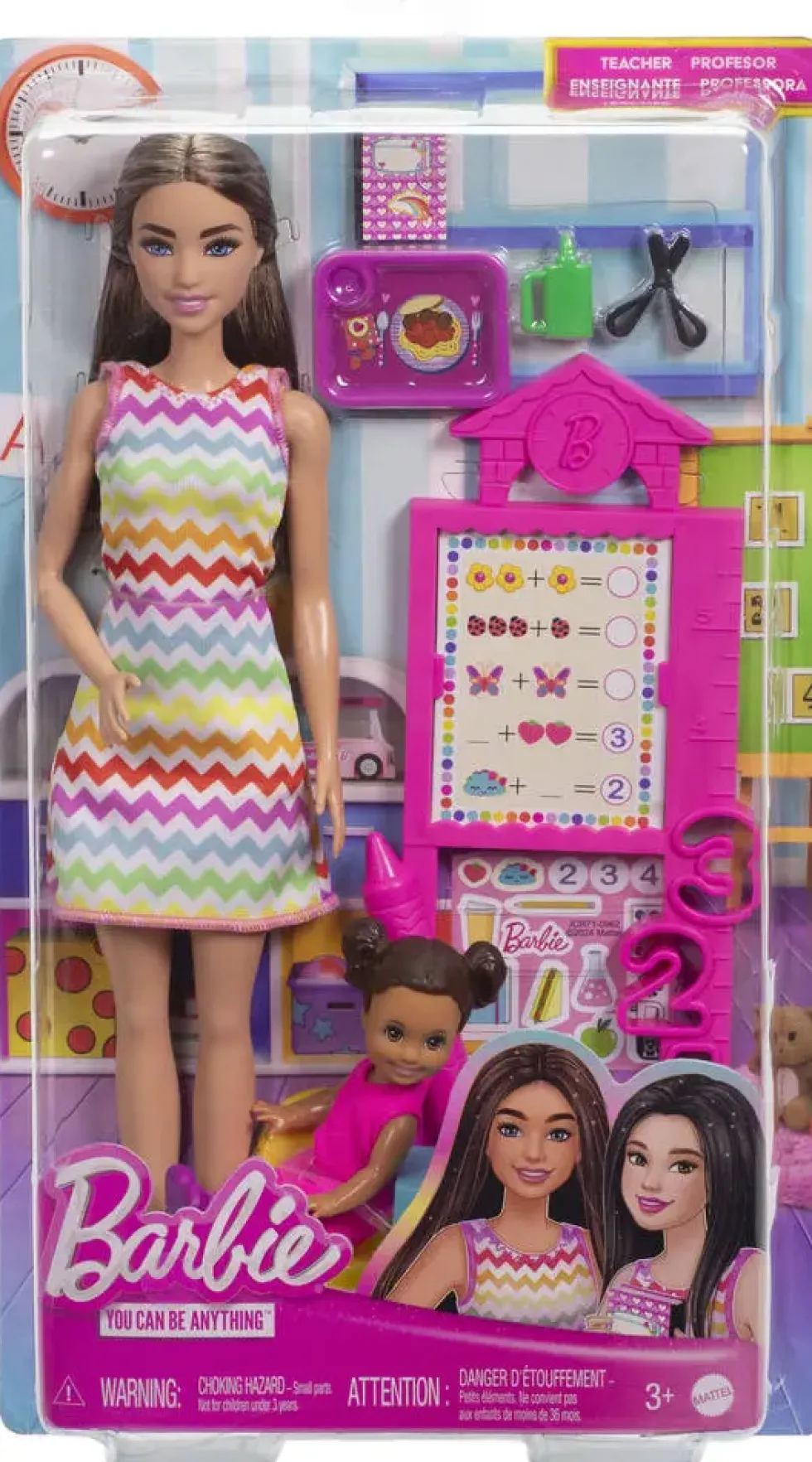 BARBIE - COFFRET POUPEE MAITRESSE D ECOLE