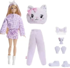 BARBIE CUTIE REVEAL - POUPEECHAT MAUVE