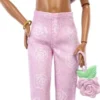 BARBIE DELUXE POUPEE STYLE TENUE ROSE COEUR