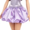 BARBIE FASHIONISTA - POUPEE BARBIE ROBE MAUVE