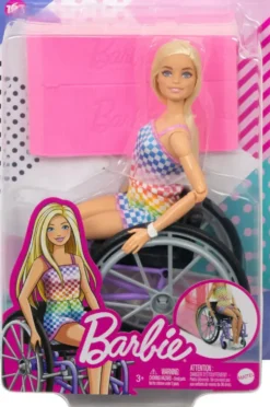 BARBIE - POUPEEBLONDE ET FAUTEUIL ROULANT