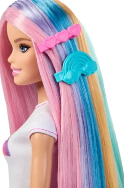 BARBIE POUPEE CHEVELURE PAILLETTEE