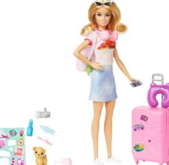 BARBIE - POUPEE COFFRET MALIBU EN VOYAGE