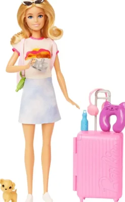 BARBIE - POUPEE COFFRET MALIBU EN VOYAGE