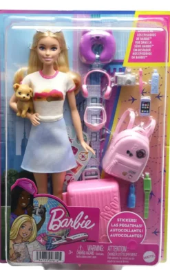 BARBIE - POUPEE COFFRET MALIBU EN VOYAGE