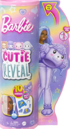 BARBIE- POUPEE CUTIE REVEAL CANICHE