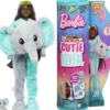 BARBIE - POUPEE CUTIE REVEAL SERIE JUNGLE AVEC ELEPHANT