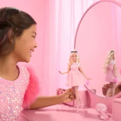 BARBIE - POUPEE DELUXE STYLE ROBE ROSE BONBON