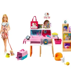 BARBIE - POUPEE ET SON ANIMALERIE