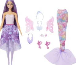 BARBIE - POUPEE FANTAISIE 3 EN 1