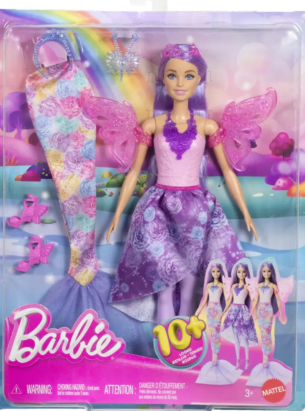 BARBIE - POUPEE FANTAISIE 3 EN 1