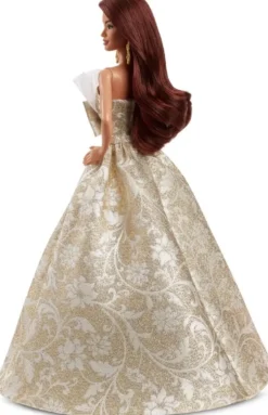 BARBIE - POUPEE JOYEUX NOEL CHATAIN