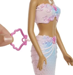 BARBIE POUPEE SIRENE BULLES MAGIQUES