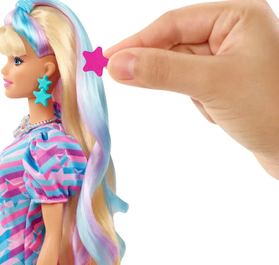 BARBIE - POUPEE - ULTRA-CHEVELURE CHEVEUX BLONDS 21.6 CM