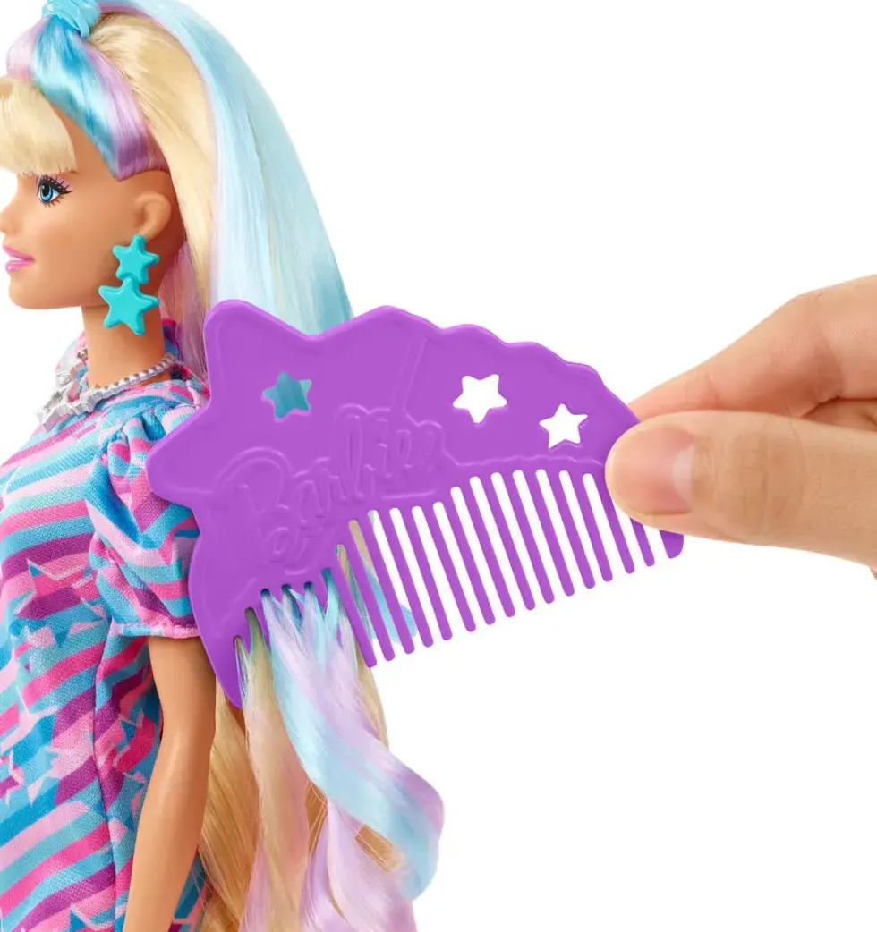 BARBIE - POUPEE - ULTRA-CHEVELURE CHEVEUX BLONDS 21.6 CM