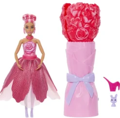 BARBIE REVEAL - POUPEE -PETAL POP ROSE ROUGE