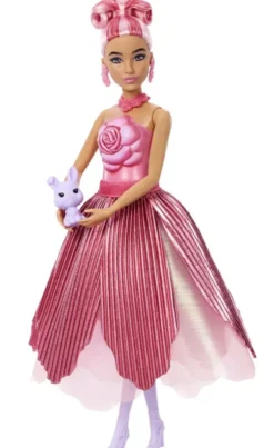 BARBIE REVEAL - POUPEE -PETAL POP ROSE ROUGE