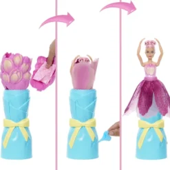 BARBIE REVEALPOUPEE - PETAL POP TULIPE ROSE