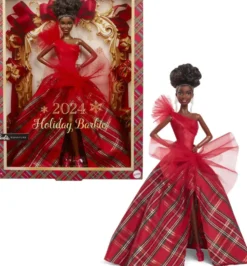 BARBIE SIGNATURE - POUPEE JOYEUX NOEL BRUNE