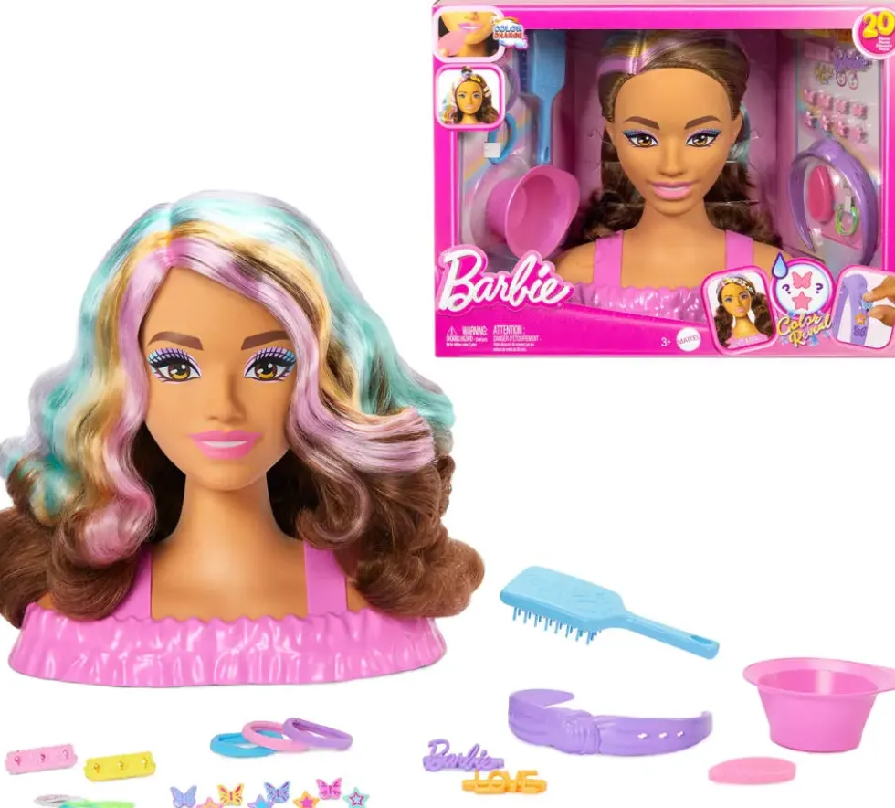 BARBIE - TETE A COIFFER BRUNE