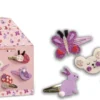 6 BARRETTES A CREER - FLOWER GARDEN