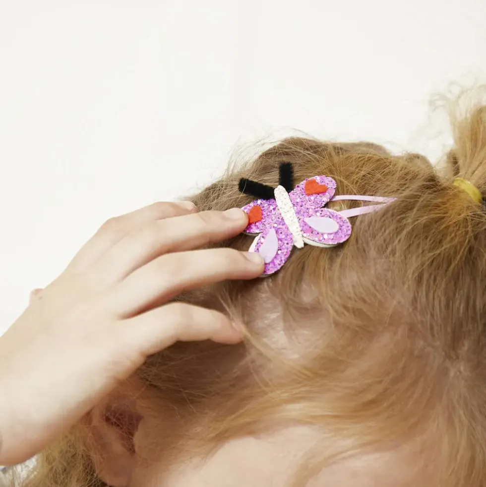 6 BARRETTES A CREER - FLOWER GARDEN