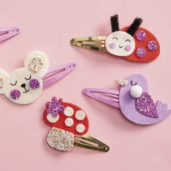 6 BARRETTES A CREER - FLOWER GARDEN